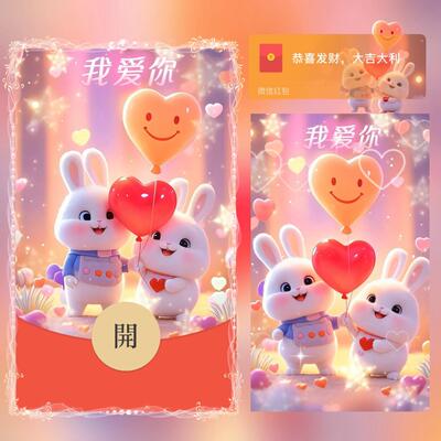 红包封面2026新款动态音乐vx皮肤高级皮序列号情侣wx仪式感情人节