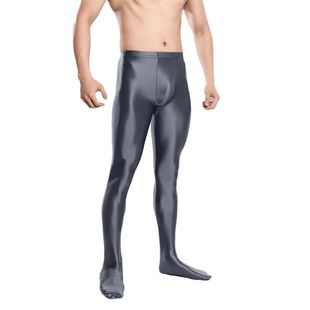 color men纯色松紧腰连脚裤 elastic jumpsuit 男 waistband Solid