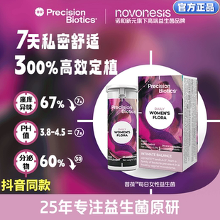 PrecisionBiotics普葆每日女性私护天然益生菌原研实验室抖音同款
