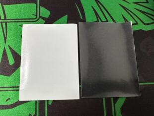 20丝磨砂黑底白背双色牌套66*91mm 60P/包 任意90元包邮