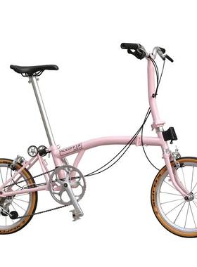 新品2023新款国产小布折叠车aceoffix16寸349轮组3速5速10kg复古