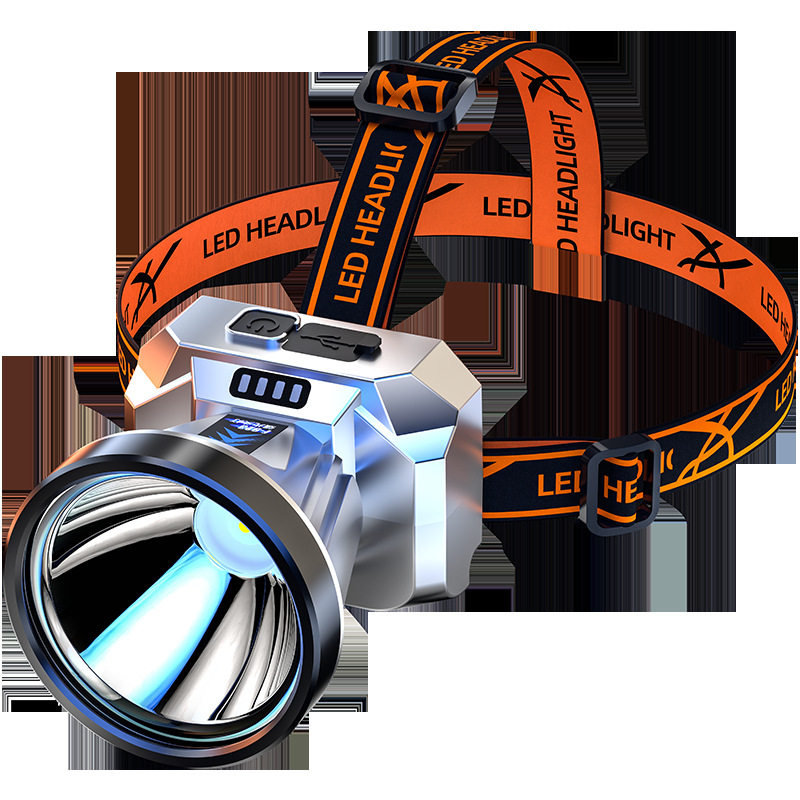 头灯钓鱼专用新款便携式强光头戴式头灯头带充电大面积工作夹灯鱼,户外/登山/野营/旅行用品,头灯,淘宝优惠券,粉丝福利购,淘宝优惠卷