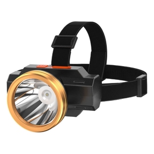 户外登山头灯专用便携安全帽头灯头带矿灯头戴式夜钓续航神灯夹灯