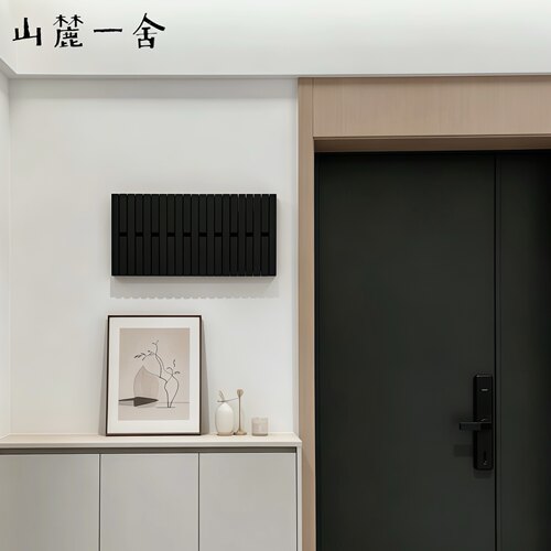 实木电表箱遮挡挂衣装饰画