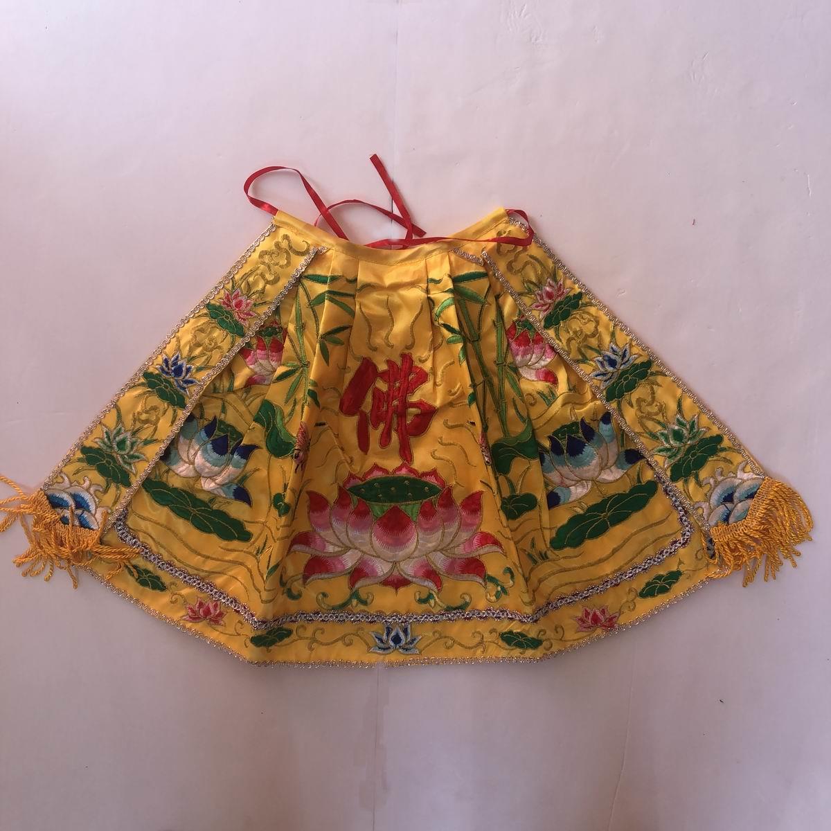 佛披风斗篷竹衣观披音莲花风精致菩萨神明衣佛衣mrt20/42/3像6/50