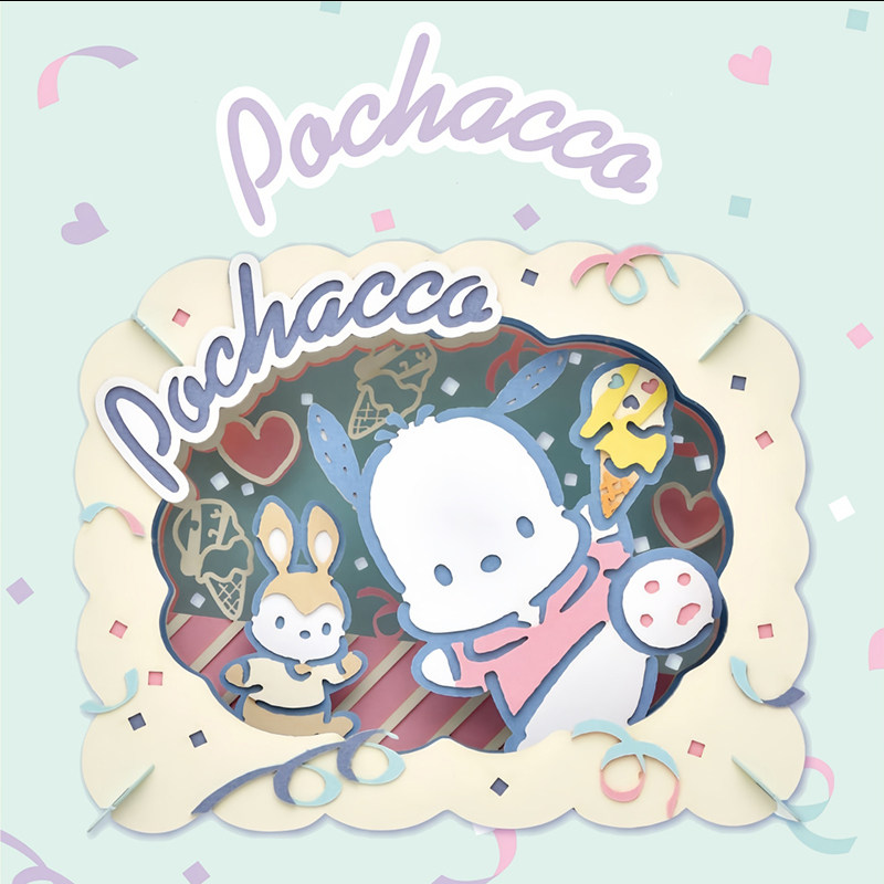 2024新品手工diy三丽鸥帕恰狗 丑鱼汉顿3D立体拼图创意礼物送女生