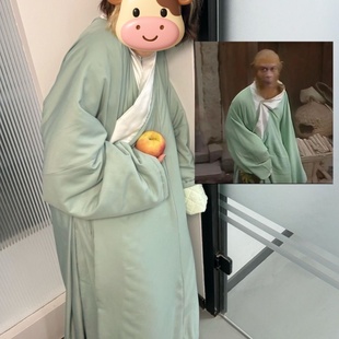 孙悟空睡衣齐天大圣猴哥同款长衫睡袍冬季加厚抽象搞怪棉服家居服