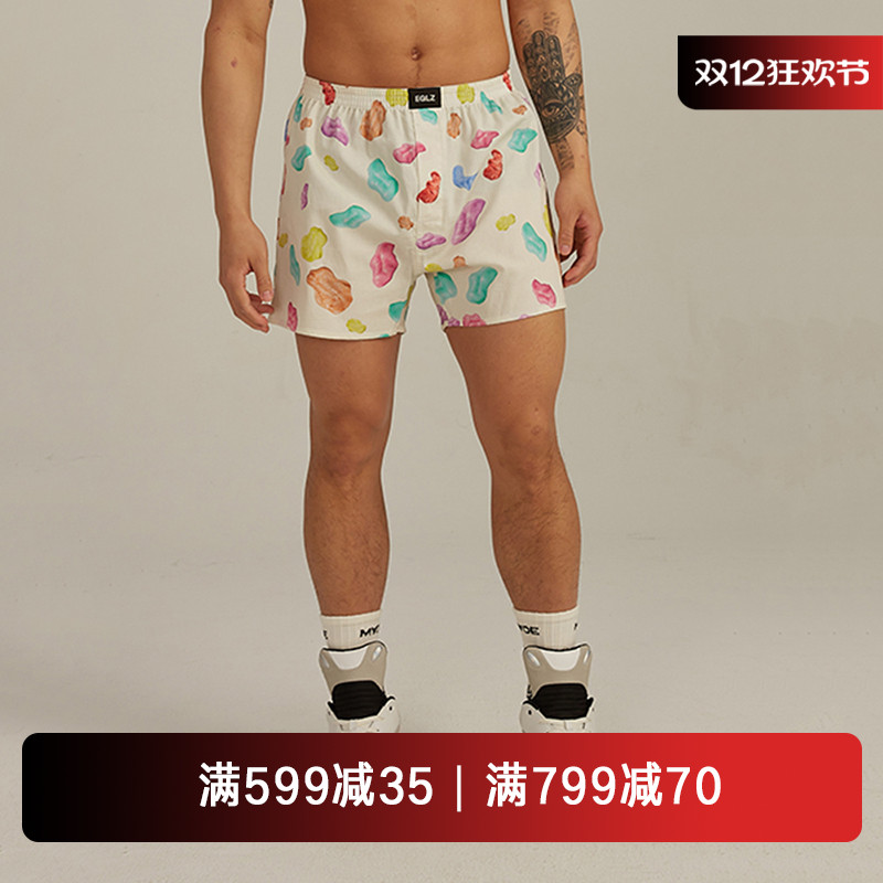 EQLZ阿罗裤男士平角内裤无中生有