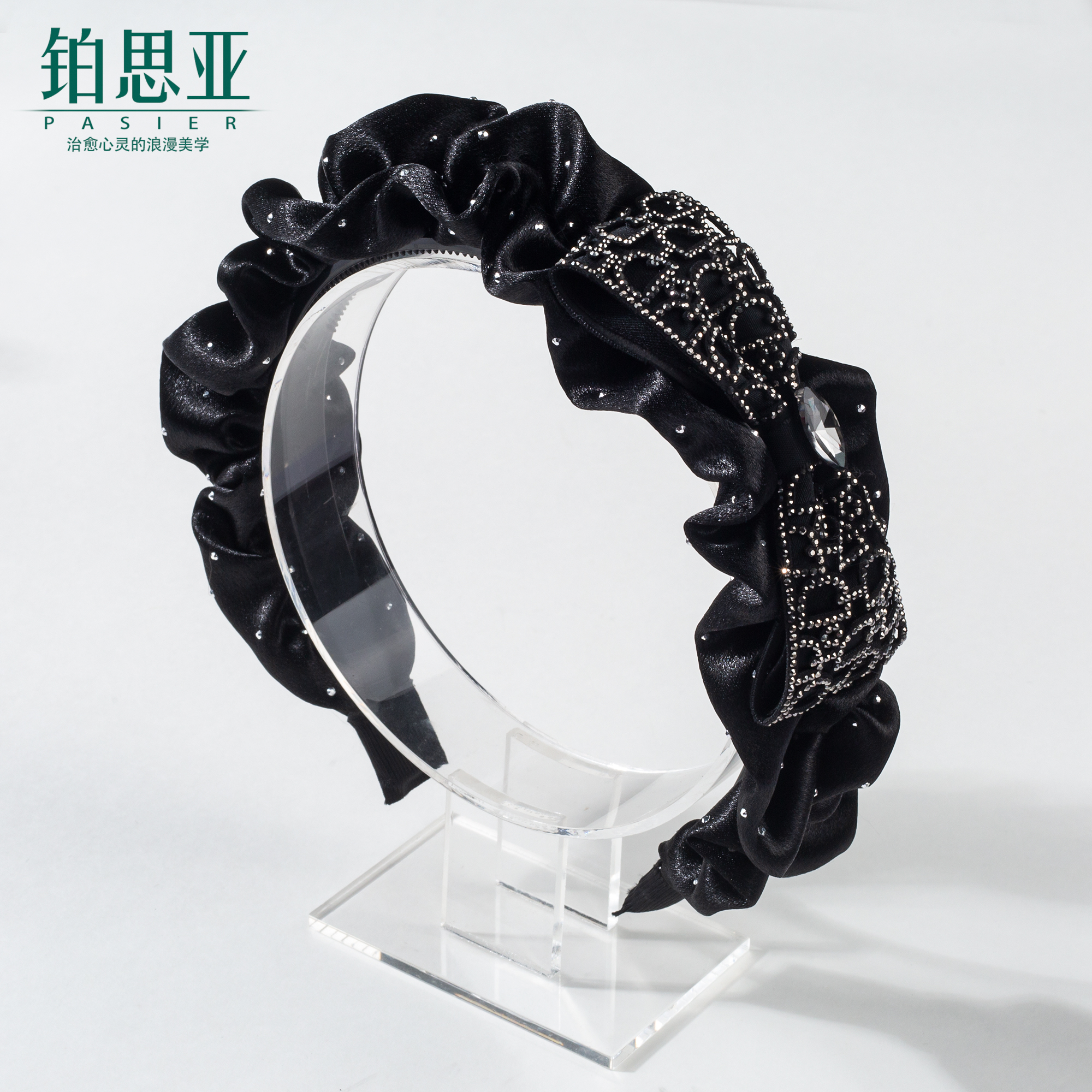 铂思亚高颅顶发箍韩版