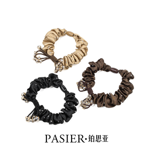 铂思亚王妃路易斯大肠发圈女时尚 百搭丸子头皮筋扎头发头绳发饰