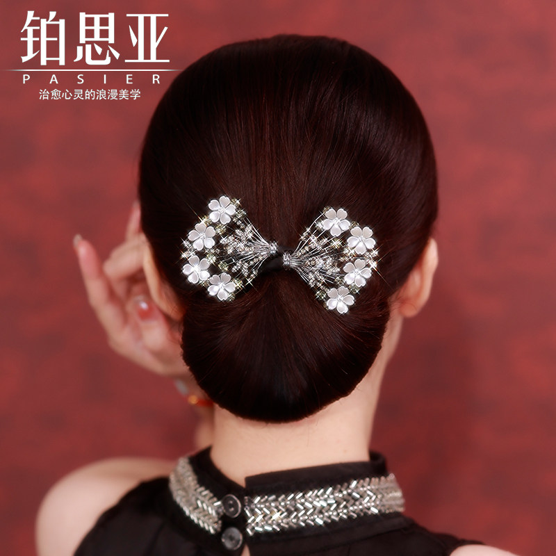 铂思亚新款扇形花朵盘发器女