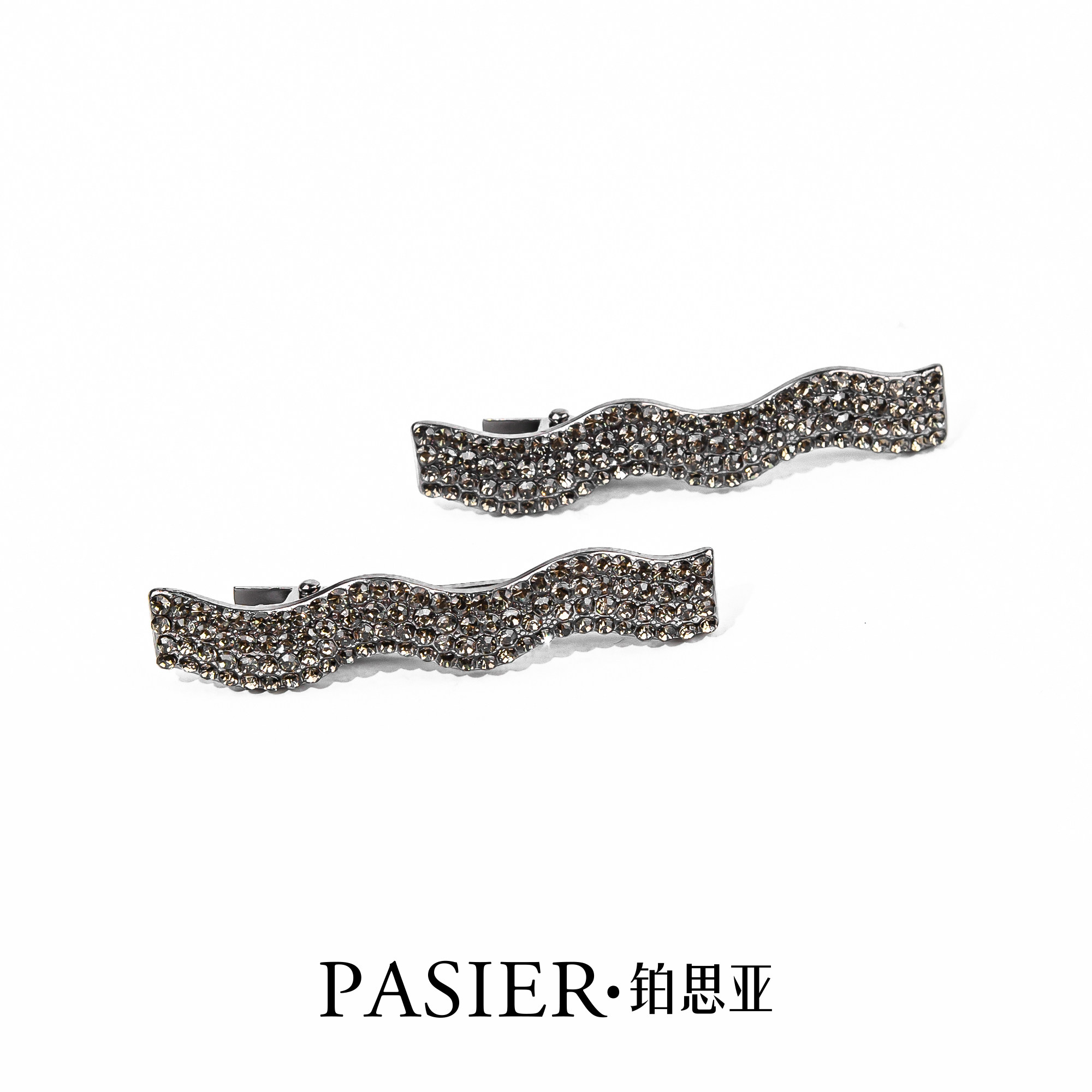 铂思亚波浪发夹女2025韩系新款简约边夹金属侧边刘海碎发卡头饰