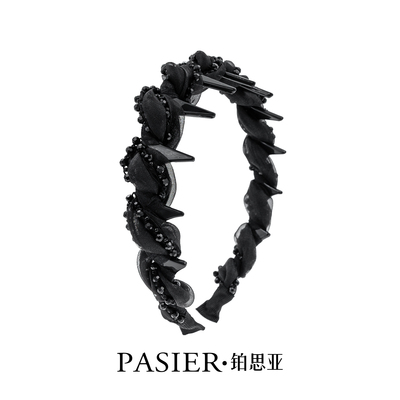 铂思亚赫本王妃  气质感遮发缝 轻奢设计时尚齿梳发箍  FB2252