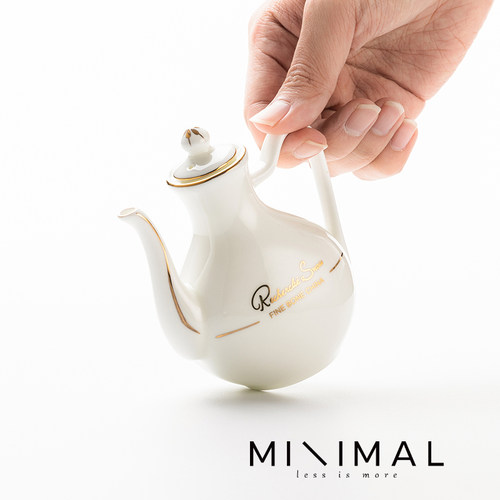 调料瓶油酱家用厨房陶瓷小号金边