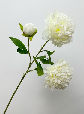 仿真牡丹花大朵芍药假花绢花摆设餐桌花茶几插瓶花艺中式家居装饰