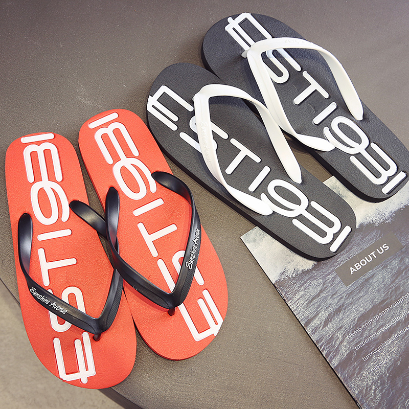 ins夏季人字拖男士夹脚室外休闲韩版潮流沙滩防滑凉拖鞋时尚外穿