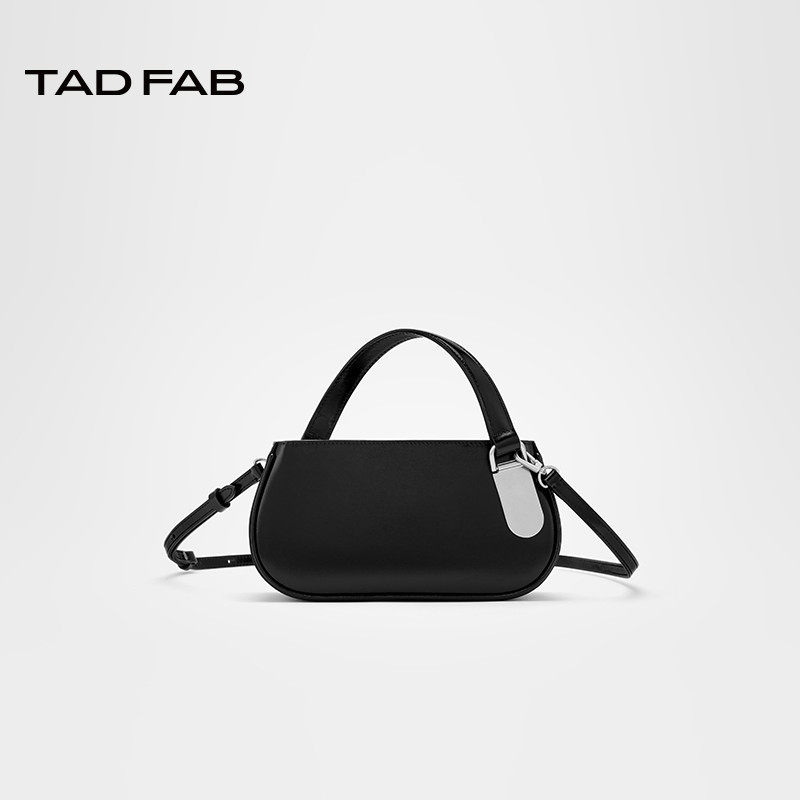 TADFAB D系列光滑牛皮革小号手提包