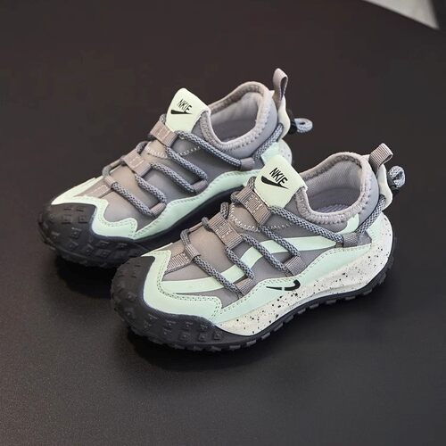 新款春秋儿童透气登山运动鞋软底