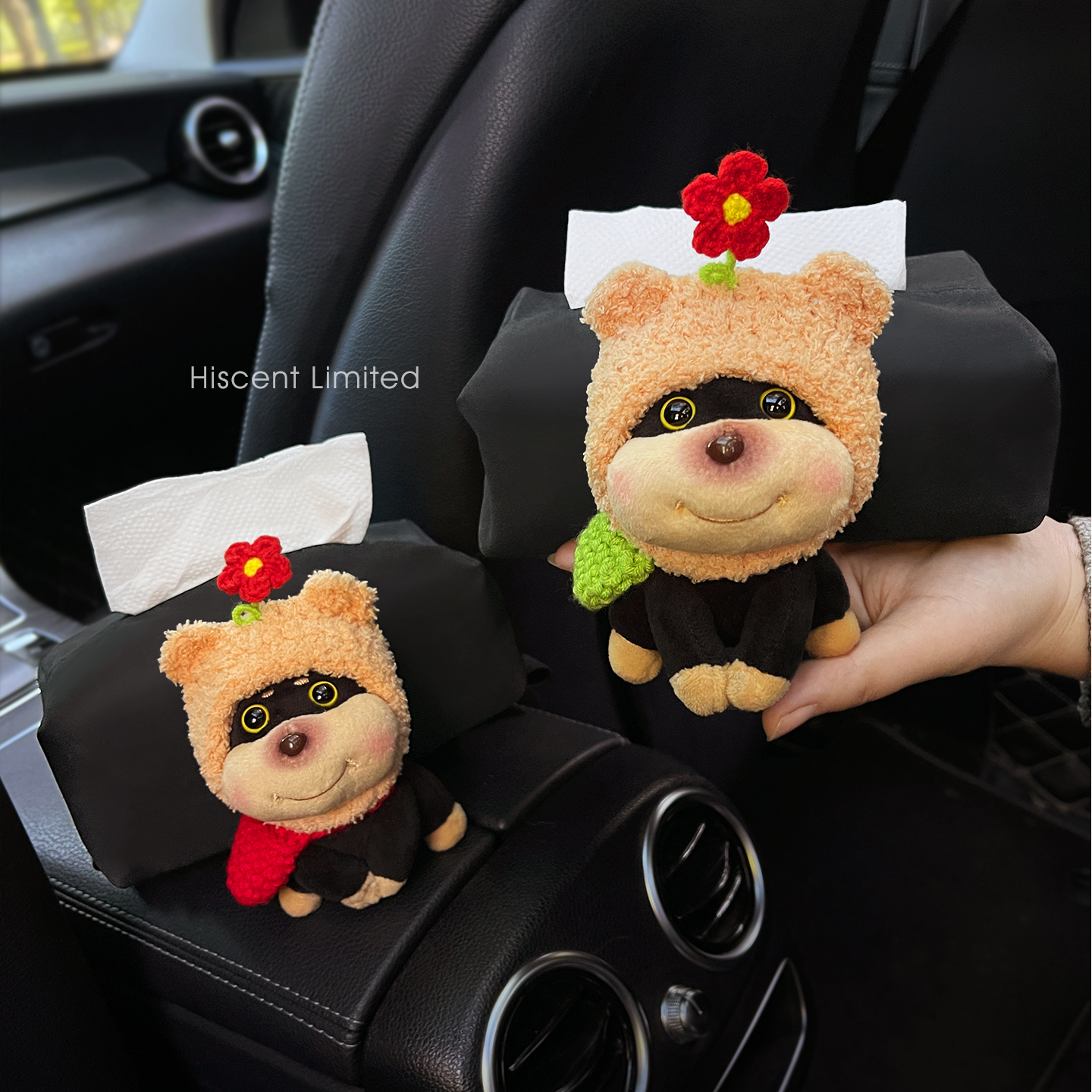 创意简约系车载纸巾盒大容量