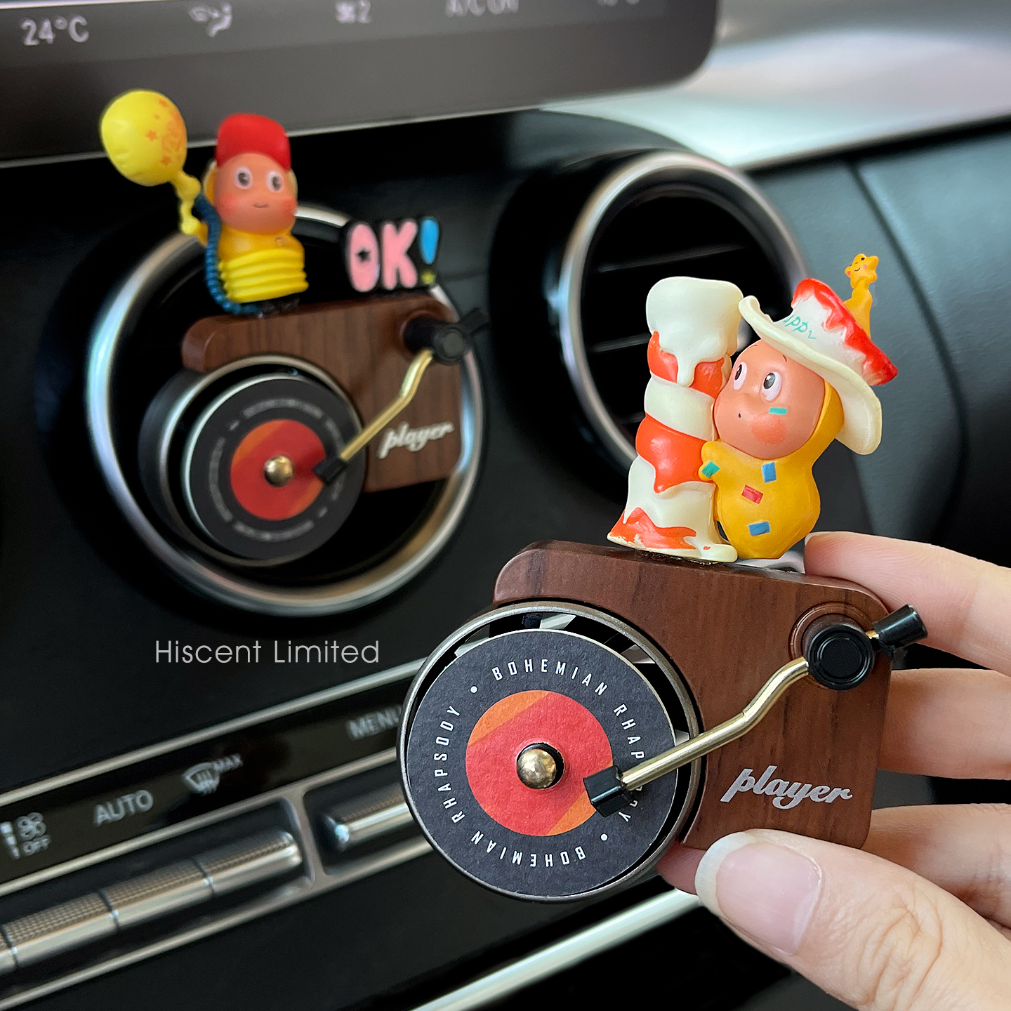 新款唱片机出风口装饰潮玩香薰