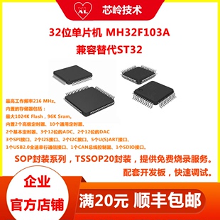 LQFP48 MH32F103A单片机 64脚 软硬件兼容替代STM32CCT6 RPT6