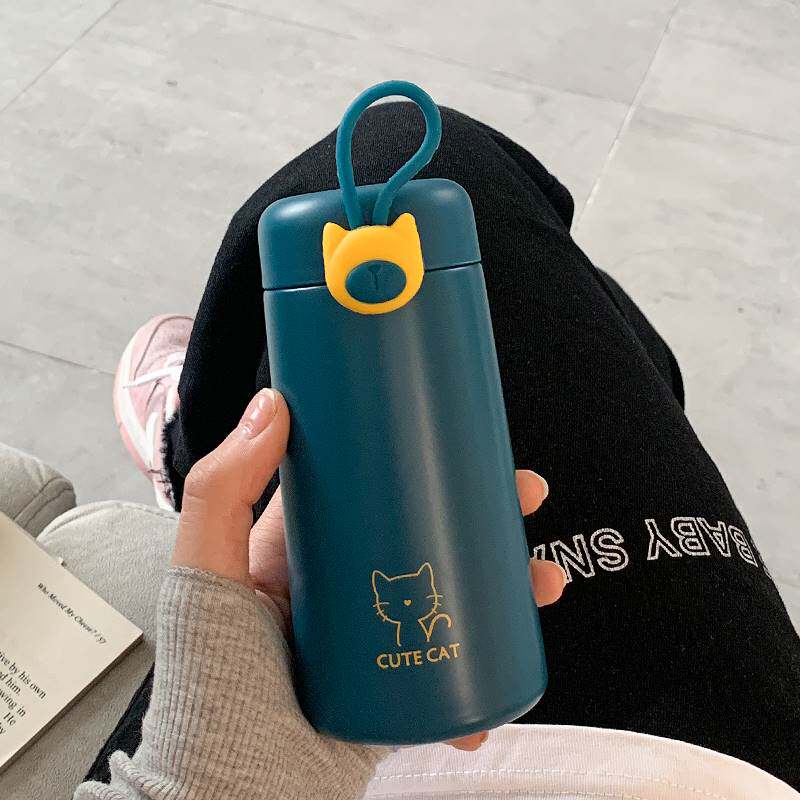 小巧保温杯女士便携水杯女生高颜值可爱简约韩国时尚学生喝水杯子