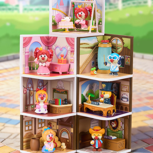 摩尔庄园NPC小屋系列场景盲盒