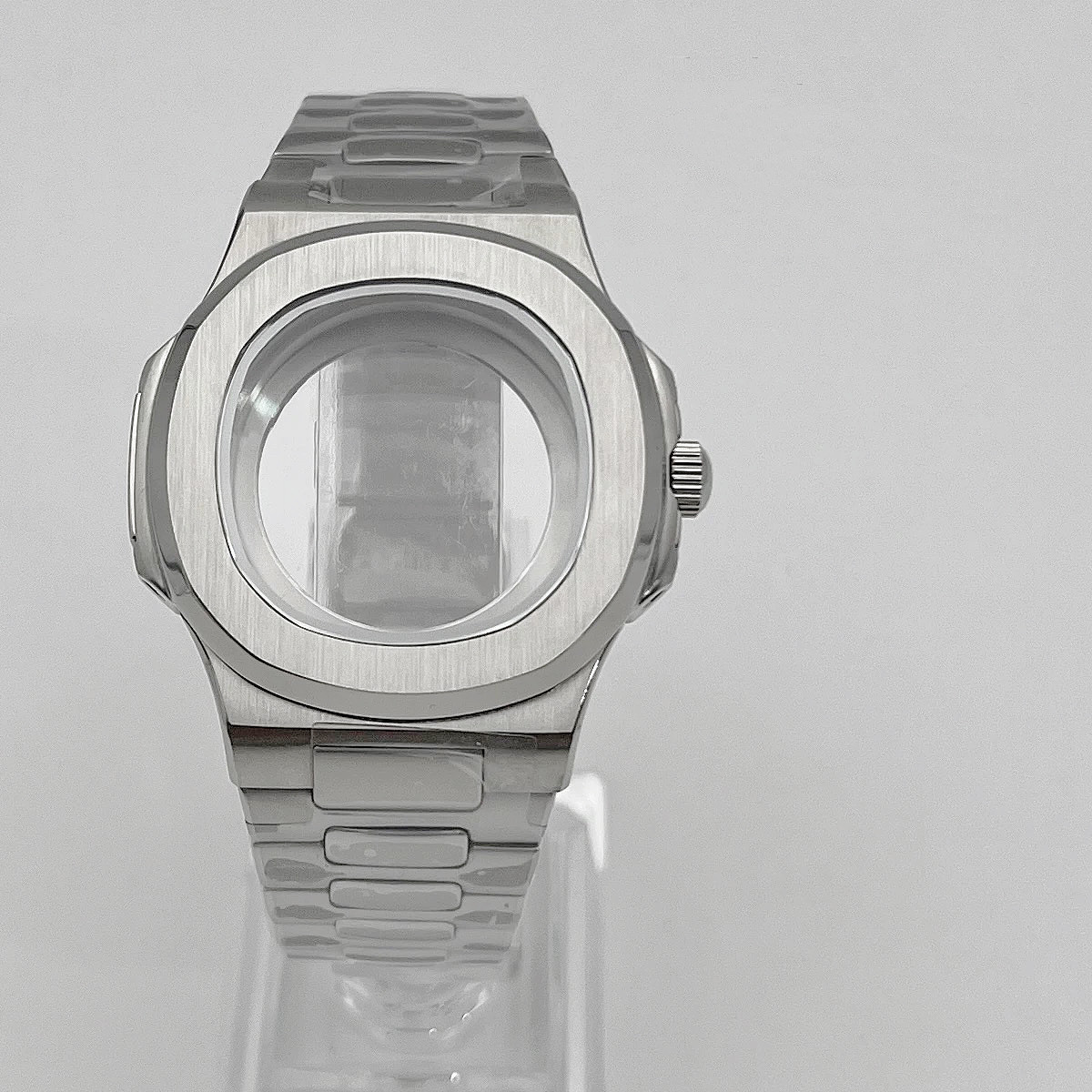 thumbnail for 41mm case, nautilus case with sapphire glass, 30.5mm dial, NH35 movement