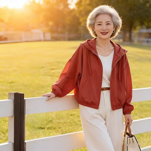 短款连帽2026夏季防晒衫女多巴胺薄款宽松小个子休闲防晒上衣外套