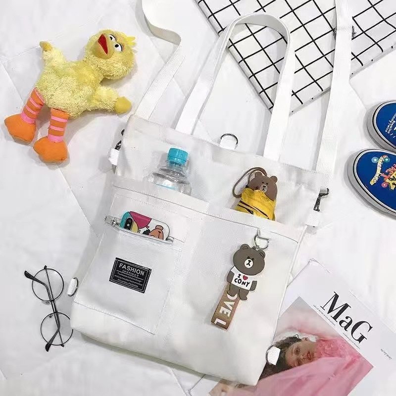 高中生补习包专用女孩旅行手提补课袋初中生大容量提包文件课外,箱包皮具/热销女包/男包,时尚帆布包,淘宝优惠券,粉丝福利购,淘宝优惠卷