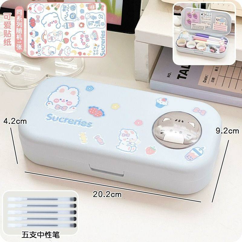 超火笔袋新款高中女生便携手提笔袋男生小学生大容量蜡笔画初中生,文具电教/文化用品/商务用品,文具盒,淘宝优惠券,粉丝福利购,淘宝优惠卷