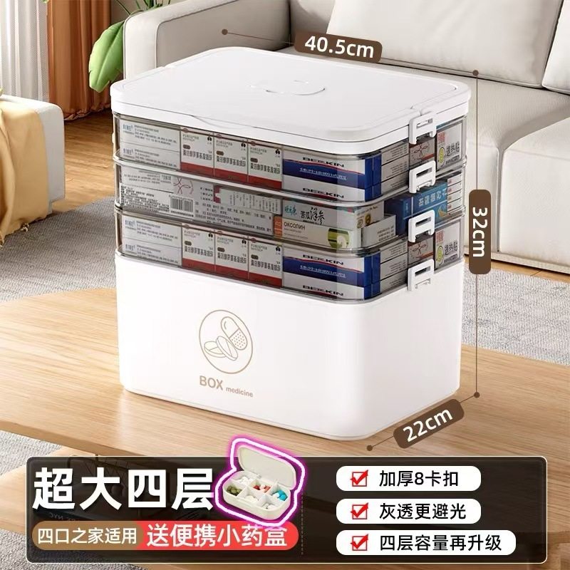 药箱多层宝宝便携提手宠物医疗箱大容量大小医护箱子物品装盒学生,收纳整理,医药箱,淘宝优惠券,粉丝福利购,淘宝优惠卷