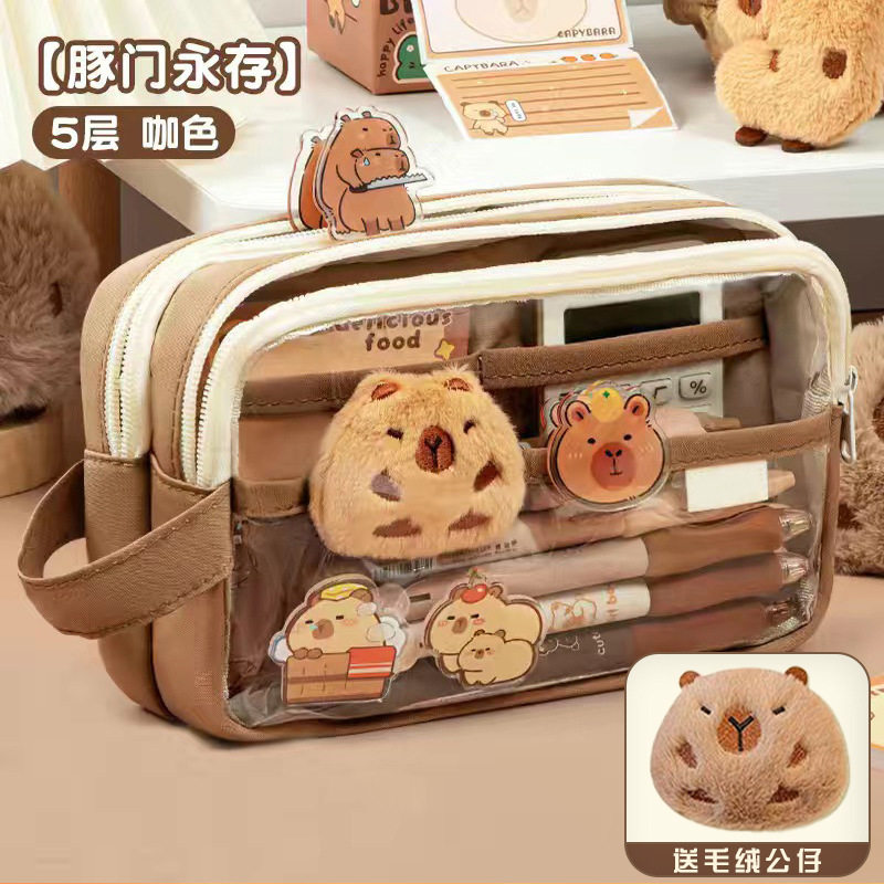 女生小学生笔袋高中女生新款便携手提笔袋初中男大容量立式一二三,文具电教/文化用品/商务用品,笔袋,淘宝优惠券,粉丝福利购,淘宝优惠卷