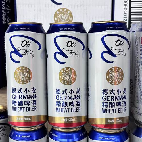 ole超市德式小麦精酿啤酒500ml