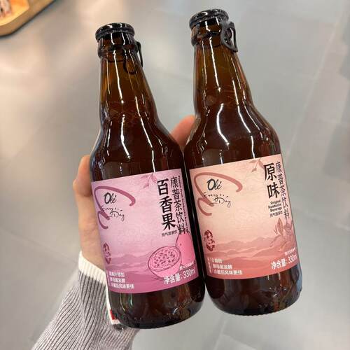 ole超市百香果原味康普茶饮料330ml