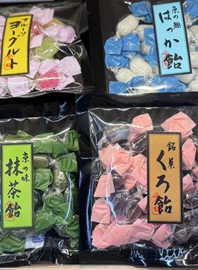 ole超市日本饴匠京都什锦糖黑糖抹茶糖薄荷糖50g