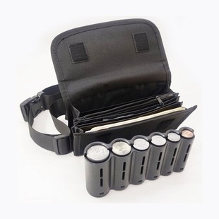 第5代欧元硬币筒腰包欧元硬币筒硬币筒零钱钱包收纳包600D牛津布