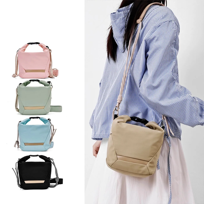 云卷相机包休闲斜挎包女士单肩包便携相机摄影防摔防震通勤单肩包