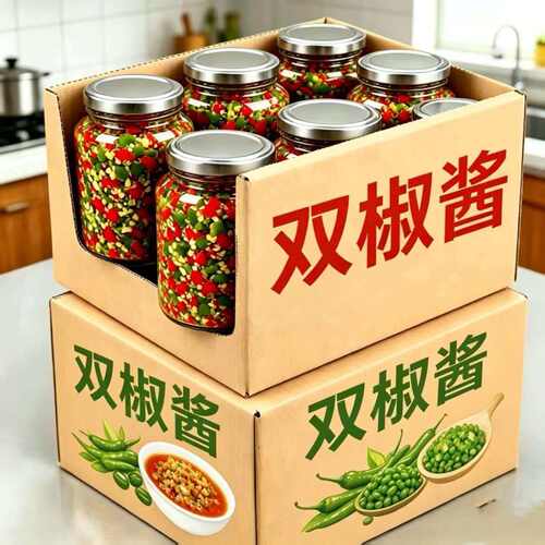 双椒酱蒜蓉辣椒酱四川剁椒下饭酱拌饭酱剁椒酱拌面香辣特辣瓶装
