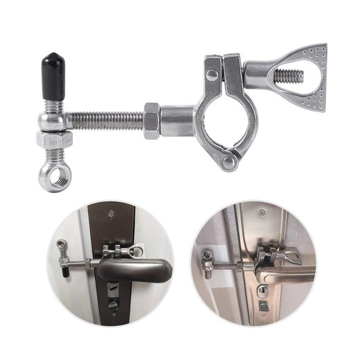 外开门阻门器防盗门把手锁扣