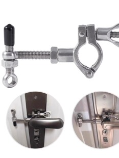 外开门阻门器门挡器防盗门把手锁扣防撬防撞出差旅行免打孔门锁扣