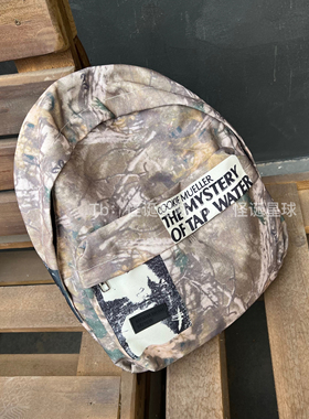 ERD富二代重磅Realtree树枝迷彩书包贴布拼接帆布双肩包旅行背包