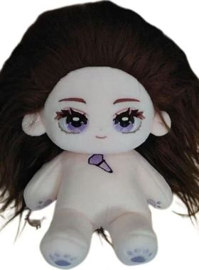 怪诞马戏团限量发售怪胎马戏团pierrot属性10cm棉花娃娃印花体高