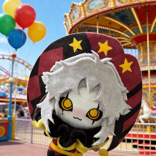 怪诞马戏团怪胎马戏团pierrot属性10cm印花体棉花娃娃可挂件礼