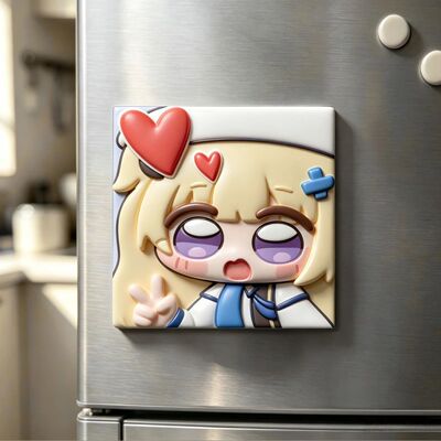 菲比啾3D浮雕立体冰箱贴