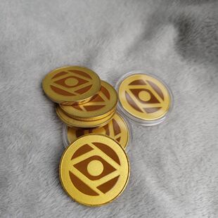 超自然行动组铲铲币金币金属模型币儿童游戏周边实物收藏玩具币