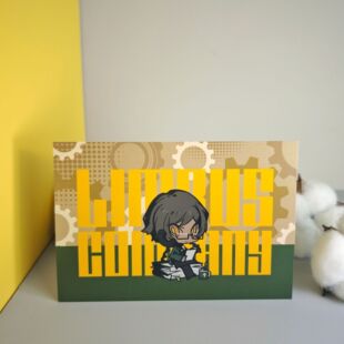 边狱巴士周边日谷正品 边狱巴士Animate合作特典明信片Q版唐吉诃