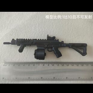 萤火突击周边暗区突围同款法老微缩模型可拆卸配件不可发射游戏道