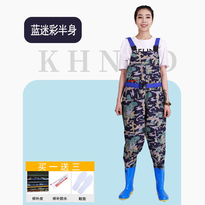 下水裤全身防水女款齐腰涉水