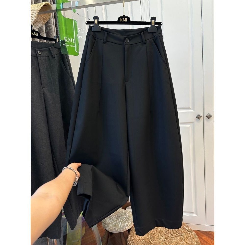 300斤男女装弯刀西裤秋新款流行大码宽松显瘦高腰百搭休闲阔腿裤,男装,休闲裤,淘宝优惠券,粉丝福利购,淘宝优惠卷